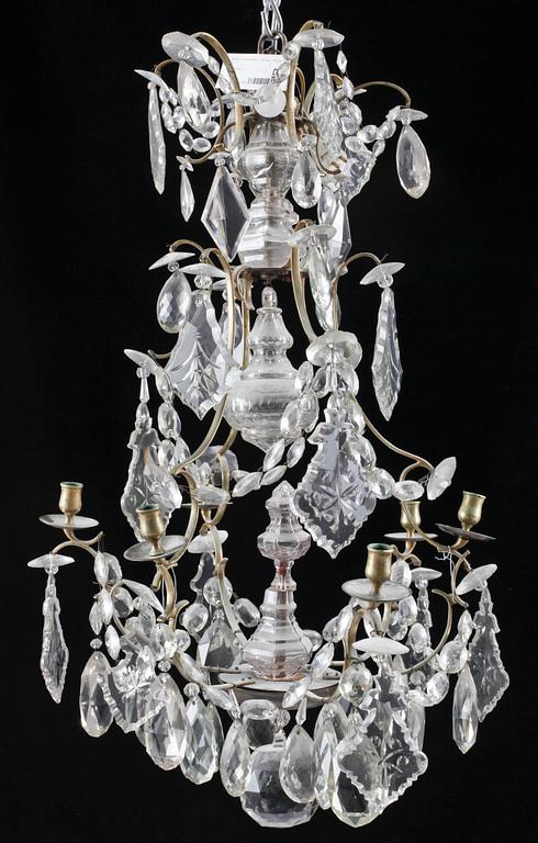 LJUSKRONA, rokokostil, 1800-tal. H 90.