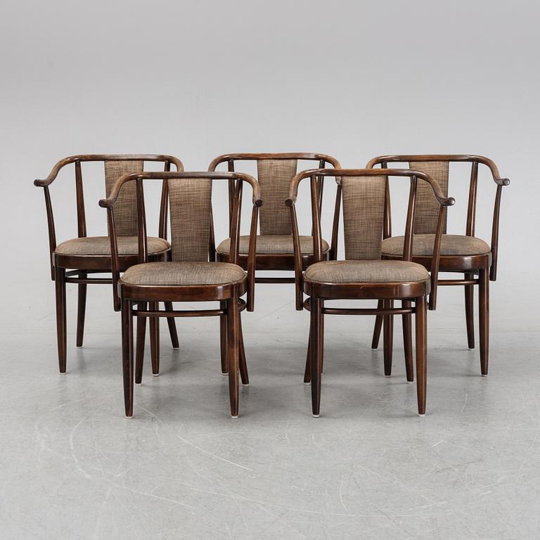 A set of five 'Opera' armchairs by Peter Cesing for Gemla.