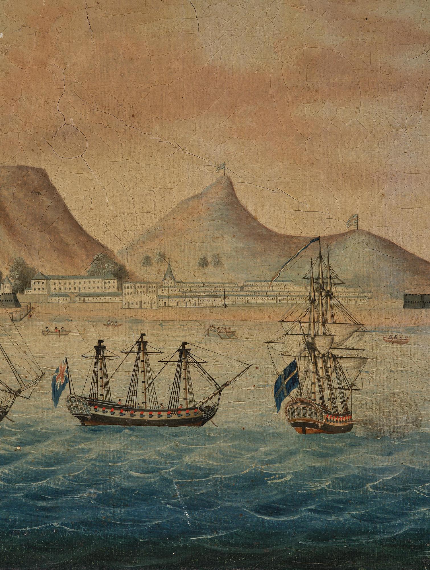 "Table Mountain", Kina, omkring 1800.