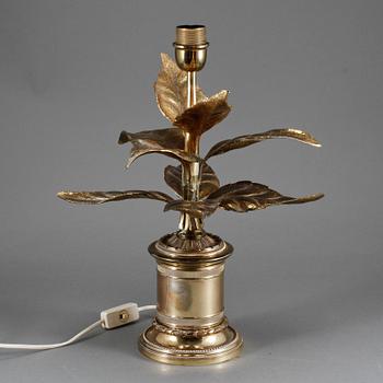 BORDSLAMPA, 1900-talets andra hälft.