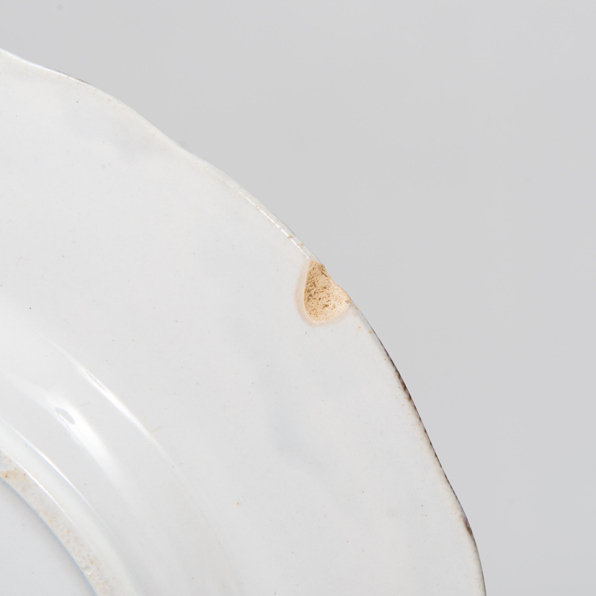 Matservis, 7 delar, "Athens", Charles Meigh, England, 1835-1849.