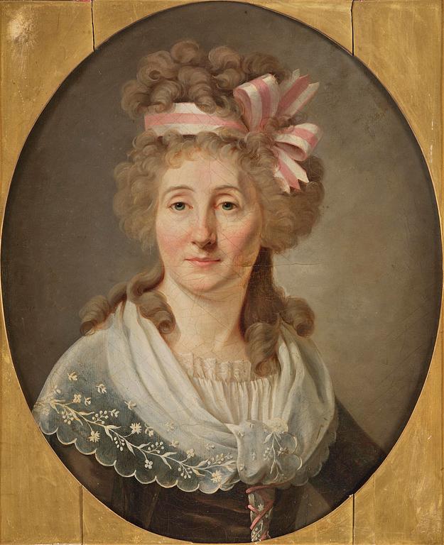 Fransk skola, 1700-tal, Damporträtt.
