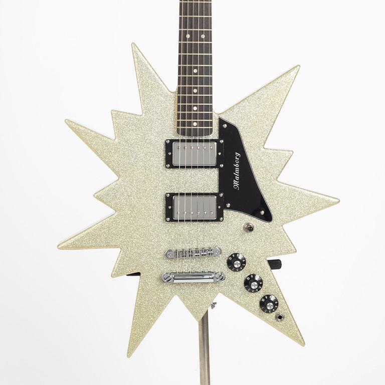 Malmberg, ABBA Star Guitar, Limited Edition, 45/50, signed by Björn Ulvaeus and Göran Malmberg, 2014.