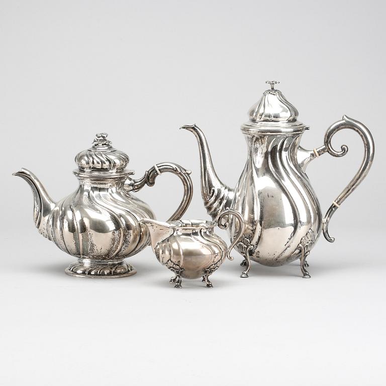 G.A DAHLGREN 1918-1919 COFFEE- AND TEA SET SILVER.