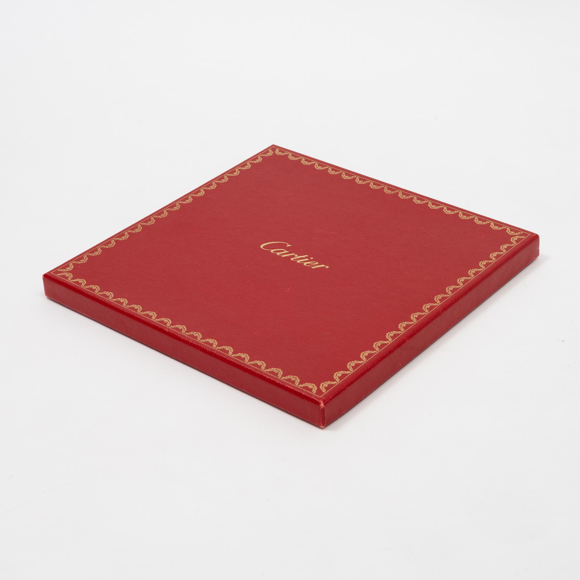 Cartier, a silk scarf.