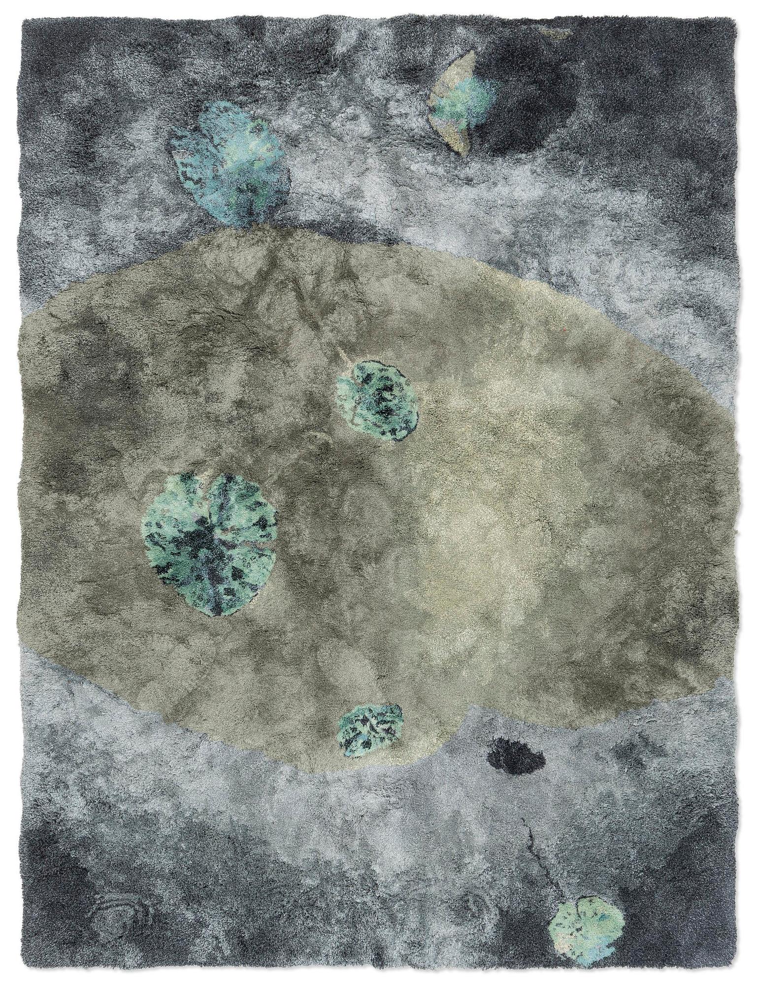 Denise Grünstein, a 'Lacus II' carpet, hand tufted, ca 300 x 226 cm, Ferreira de Sá, Portugal.
