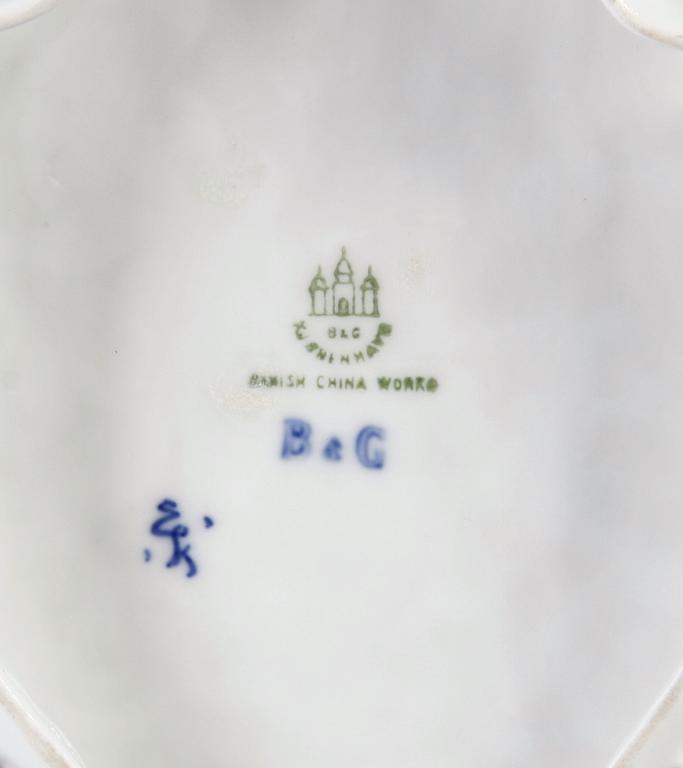 VÄGGPLAKETT, porslin, Bing & Gröndahl, Danmark.