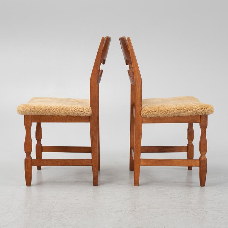 Henning Kjærnulf, stolar 6 st, "Razorblade", Nyrups möbelfabrik, Danmark, 1960-tal.