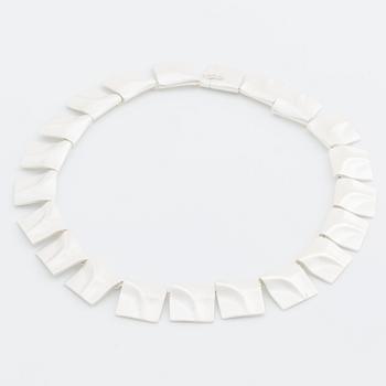 LAPPONIA NECKLACE, silver, "Galactic Peaks, design Björn Weckström, Finland, original pouch.