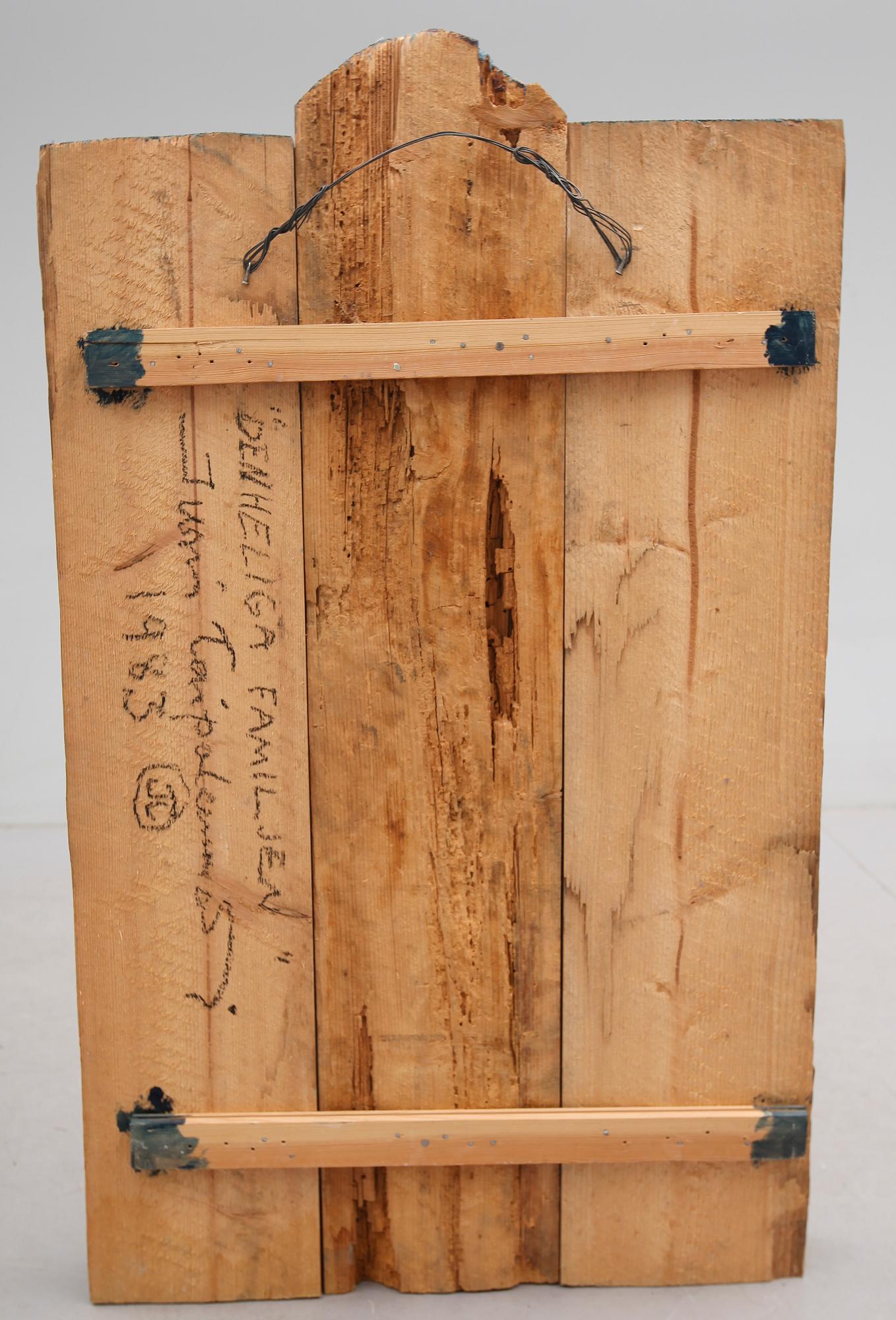 JUSSI TAIPALEENMÄKI, olja på trä, monogramsignerad.