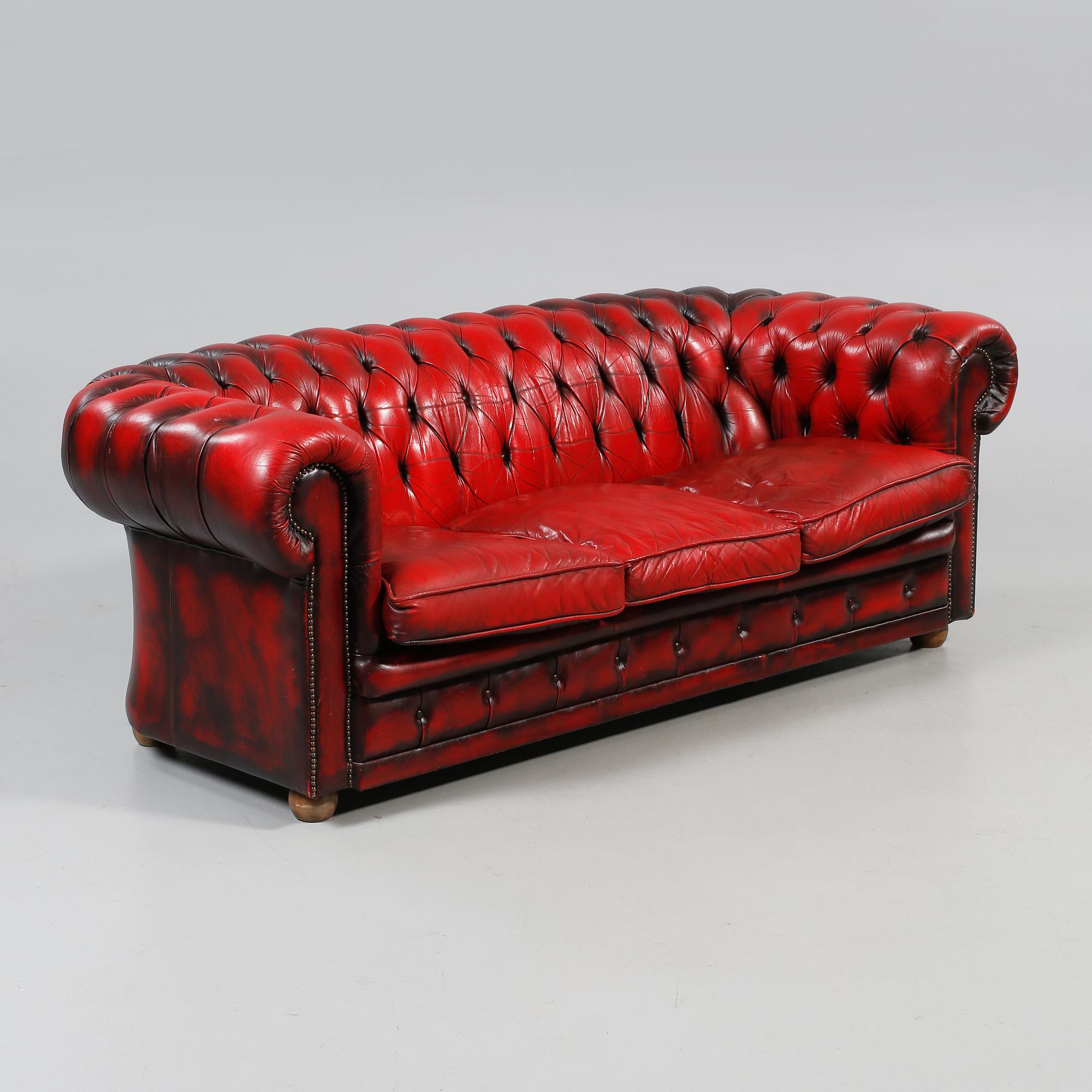 SOFFA, Chesterfield-modell, 1900-talets andra hälft.