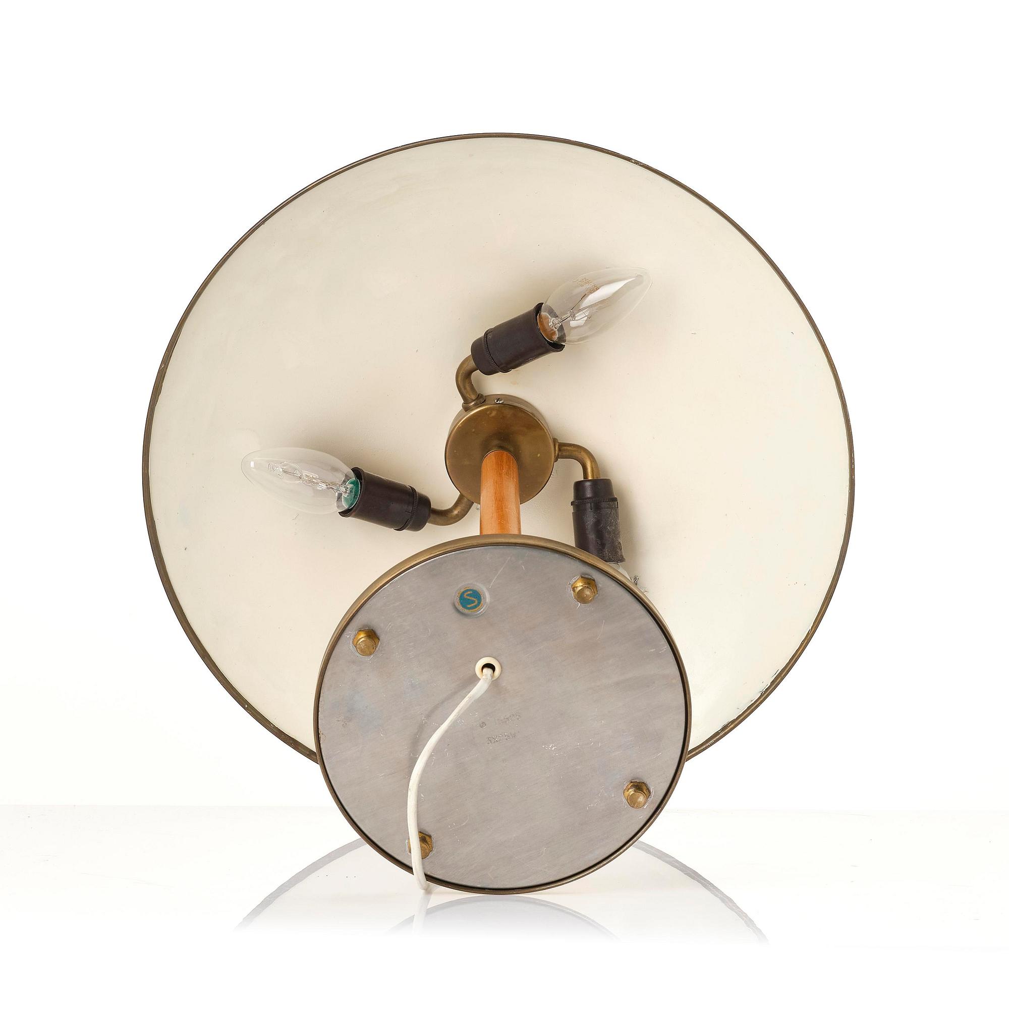 Harald Notini, bordslampa, modell 15525, Arvid Böhlmarks Lampfabrik, Stockholm, 1950-tal.