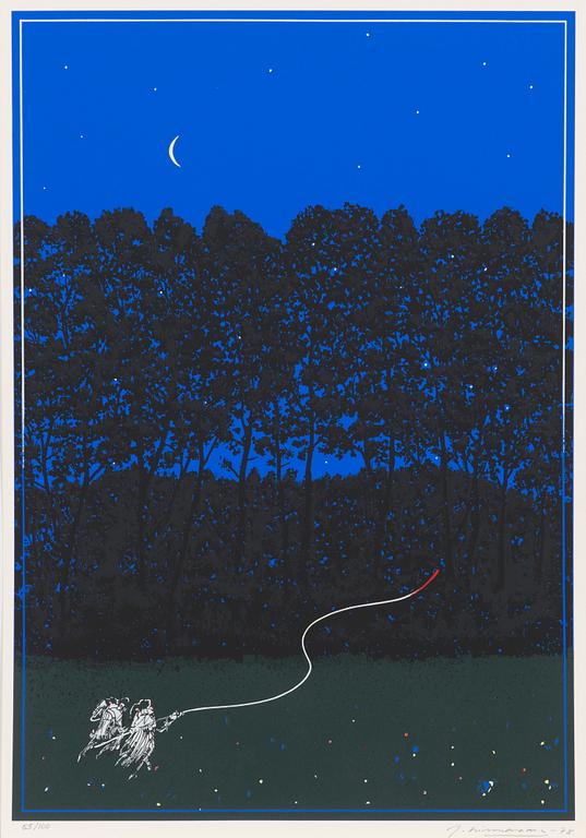 Portfolio of prints, fourteen Finnish poets and artists, Eurographica Helsinki 1978.