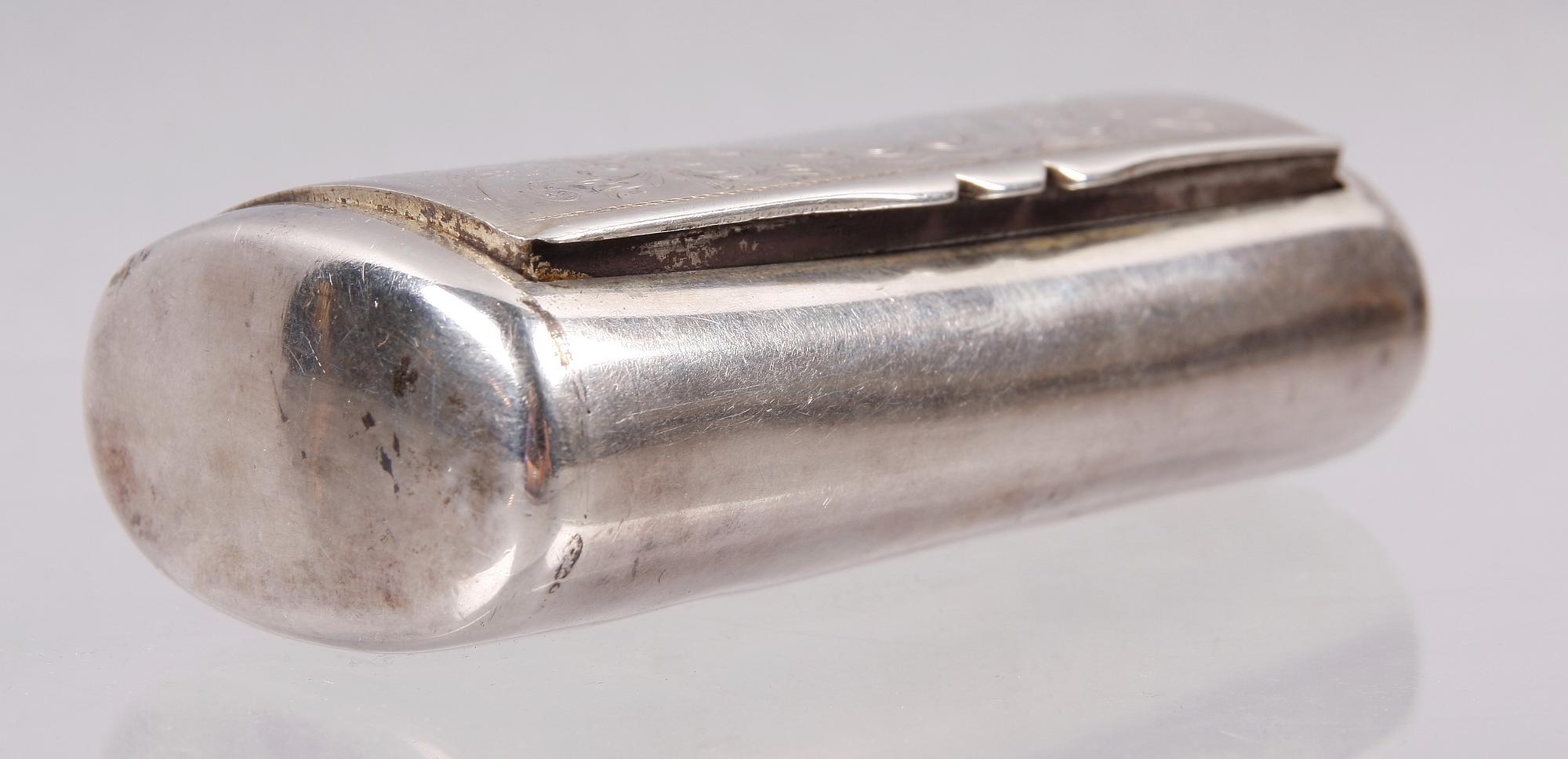 SNUSDOSA, silver, Uppsala 1881.