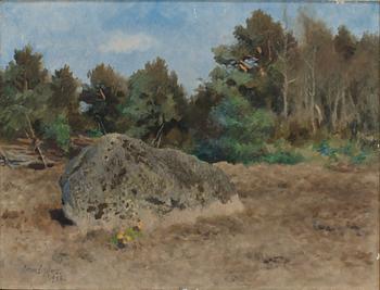 250. Bruno Liljefors, "Sten i åkern 2".