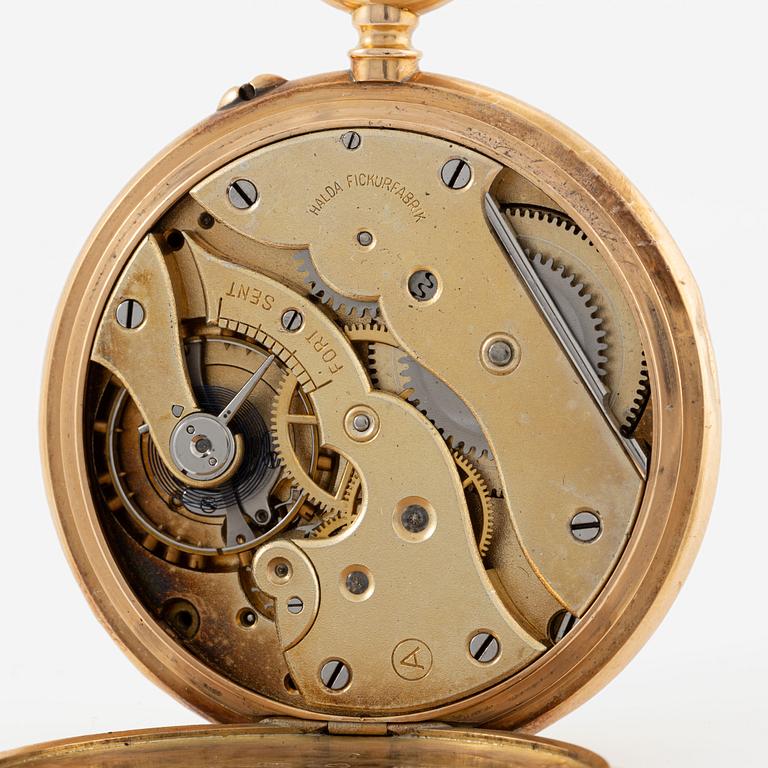 Halda, pocket watch, 50 mm.