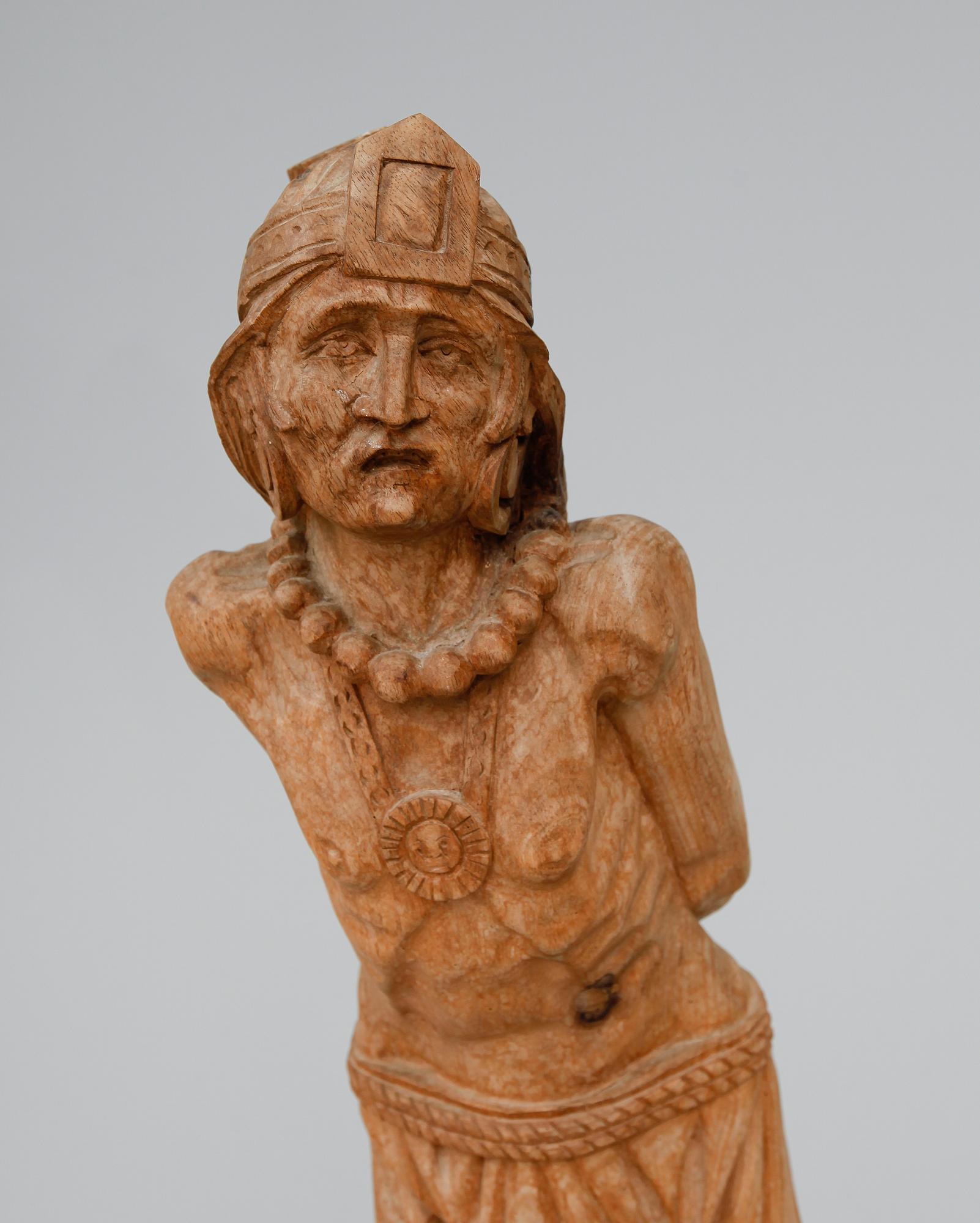 SKULPTUR, skuret trä, 1900-talets första hälft.