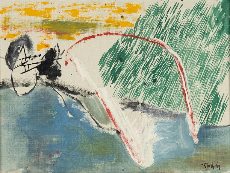 Ulf Trotzig, oil on canvas, signed.