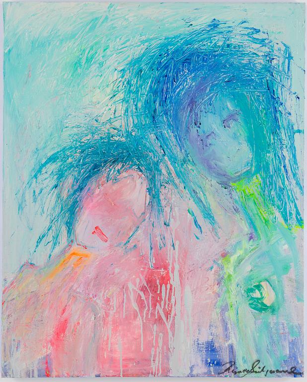 BIRGITTE SÖNDERGAARD, olja på duk, signerad.