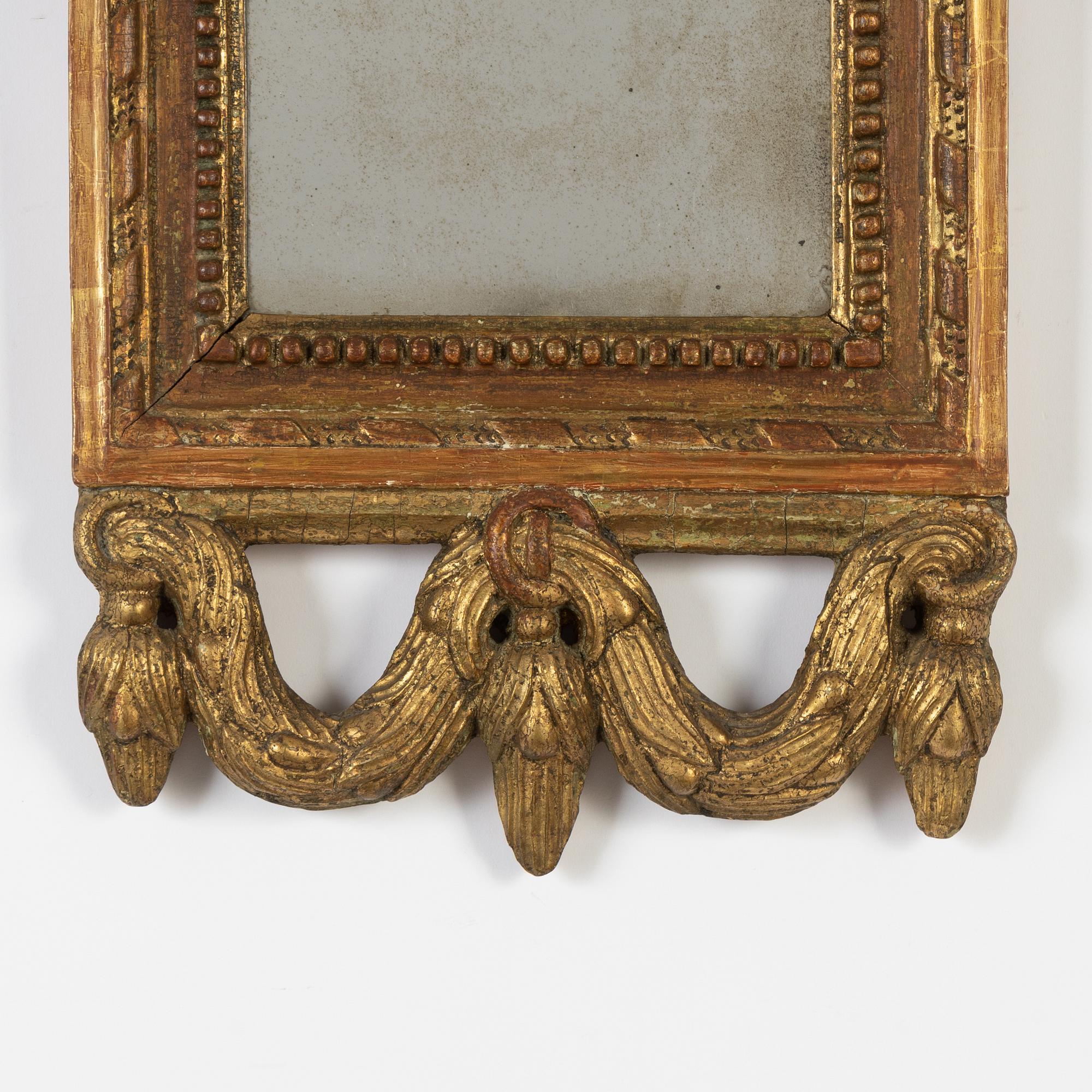 Spegel, gustaviansk, 1700-talets andra hälft.