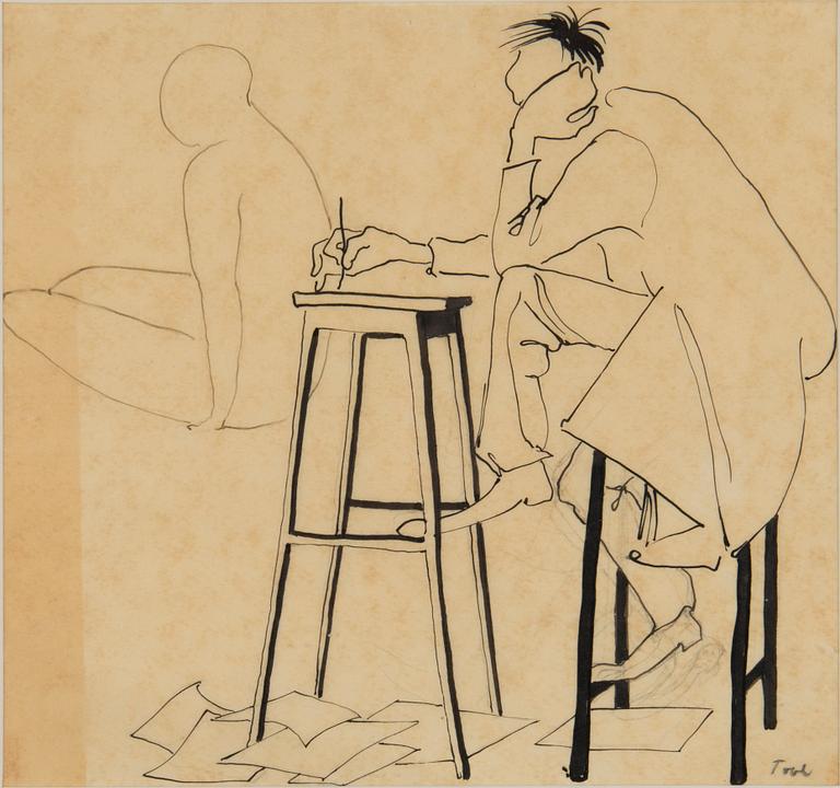 Tove Jansson, The Artist Sketches.