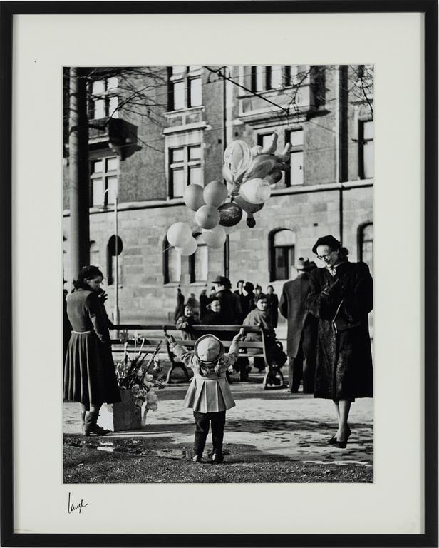 Åke Lange, "Ballongflickan".