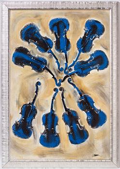 Arman (Armand Pierre Fernandez), ”Blue footprints”.