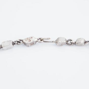 Rey Urban, a sterling silver necklace, Stockholm 1985.