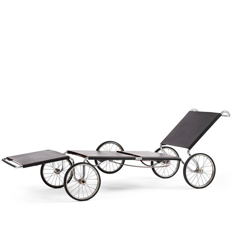 Marcel Breuer, liggfåtölj, modell "F41", Tecta, Tyskland, efter 1984.
