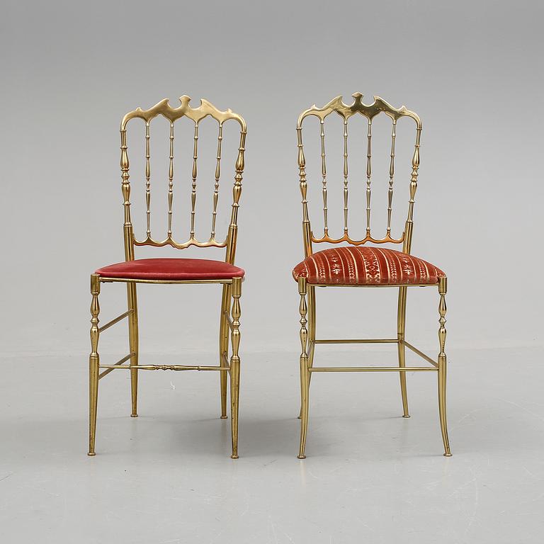 STOLAR, 2 st snarlika, Chiavari, Italien. Mässing, 1900-talets andra hälft.