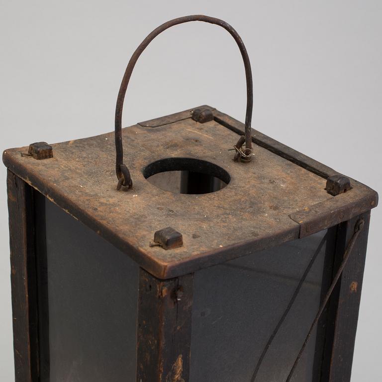 Two lantern, 1700-/1800s.