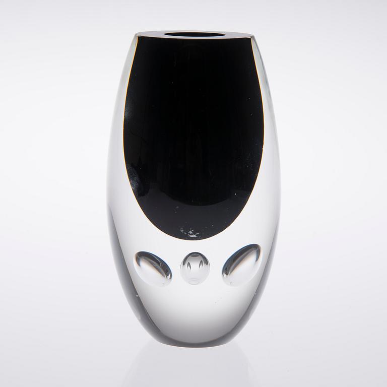 TIMO SARPANEVA, GLASSKULPTUR, "Claritas", signerad Timo Sarpaneva Iittala 1984 C.