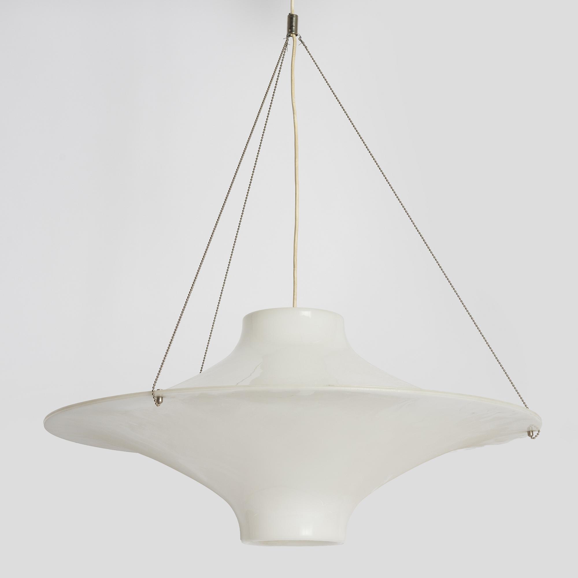 Yki Nummi, A eiling lamp, model 64-445, “Lokki” / “Skyflyer”, Stockmann Orno, Finland, 1960s/70s.