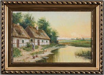 FRANS WILHELM ODELMARK, olja på duk, signerad.