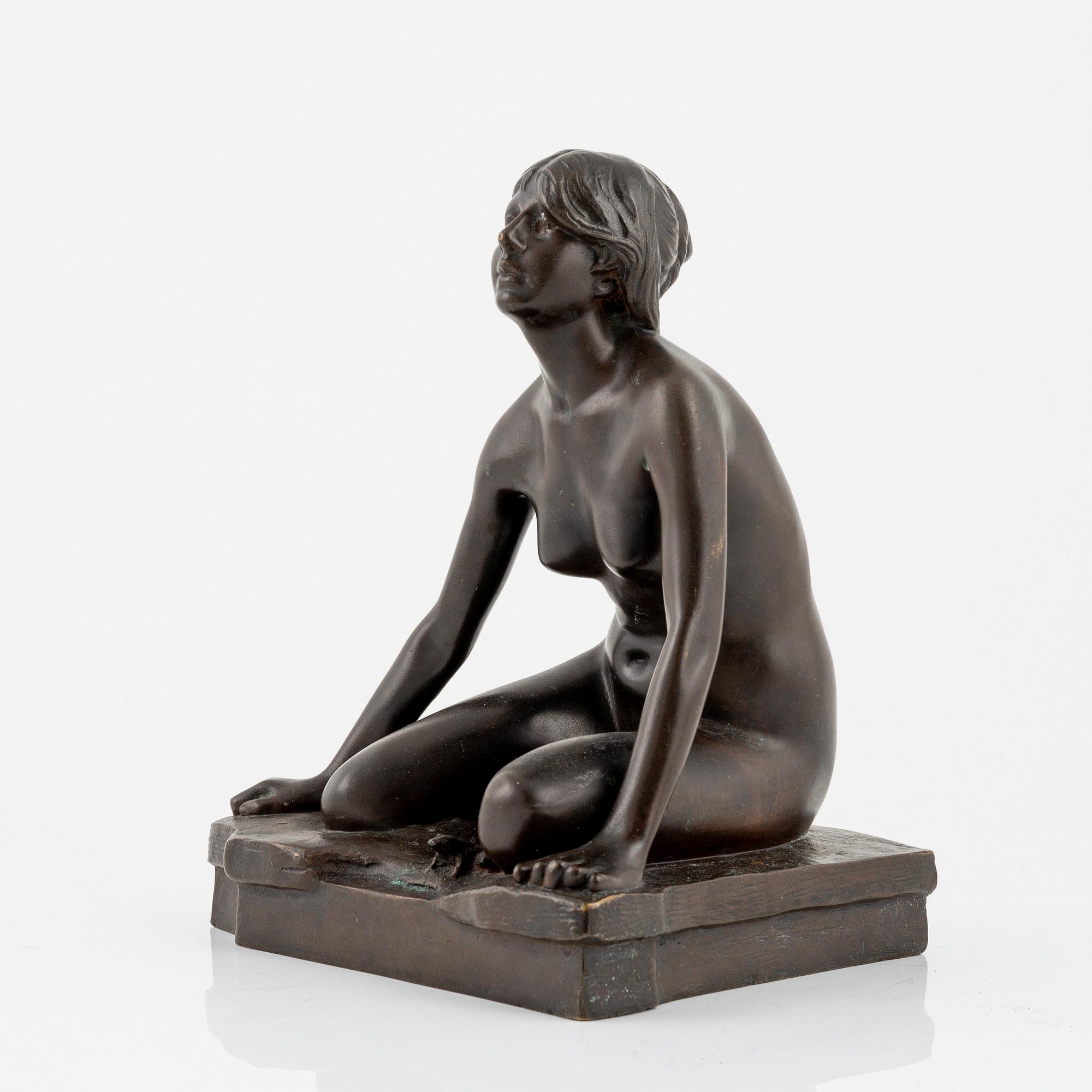 Per Hasselberg, efter. Osignerad. Brons, höjd 24 cm.