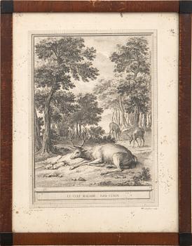 Jean-Baptiste Oudry, after, "Fables by La Fontaine"  27 pcs.