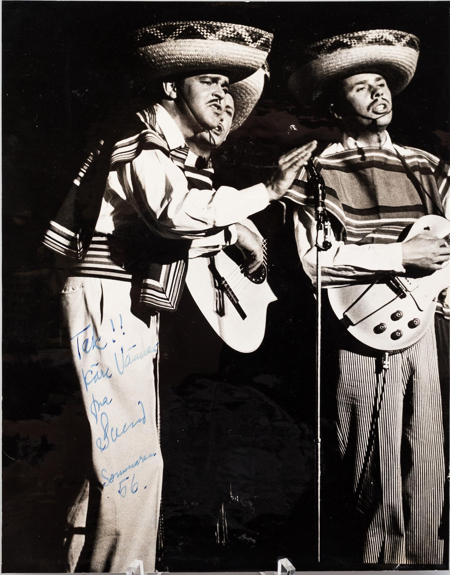 COLLECTION OF AUTOGRAPHS AND PHOTOS, including Swedish actors Bibbi Andersson, Povel Ramel and Sickan Carlsson.