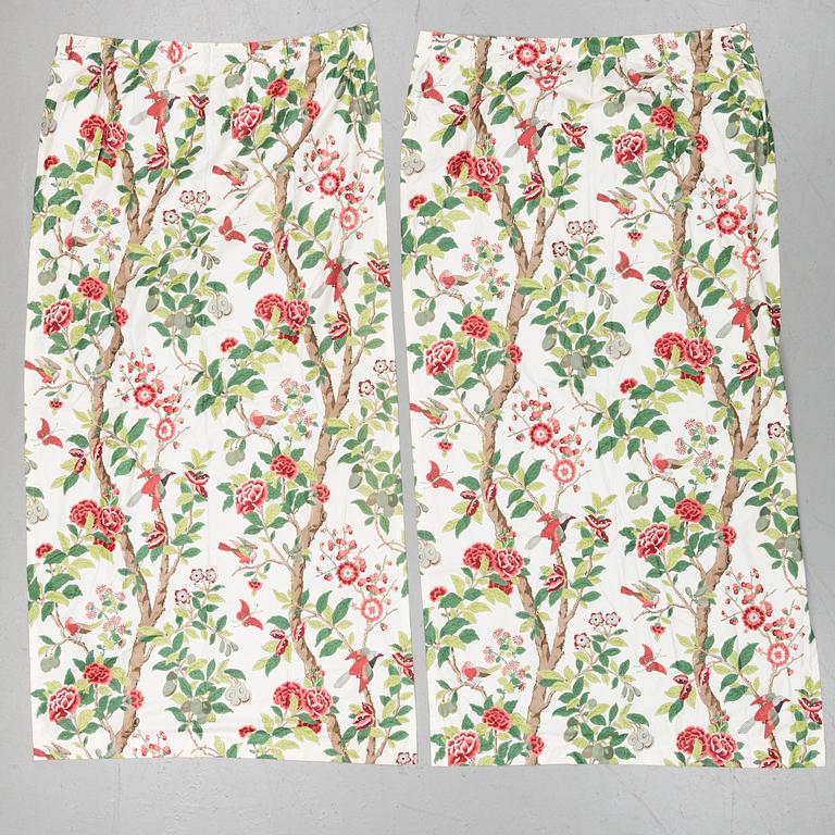 Four JP & J Baker curtains.