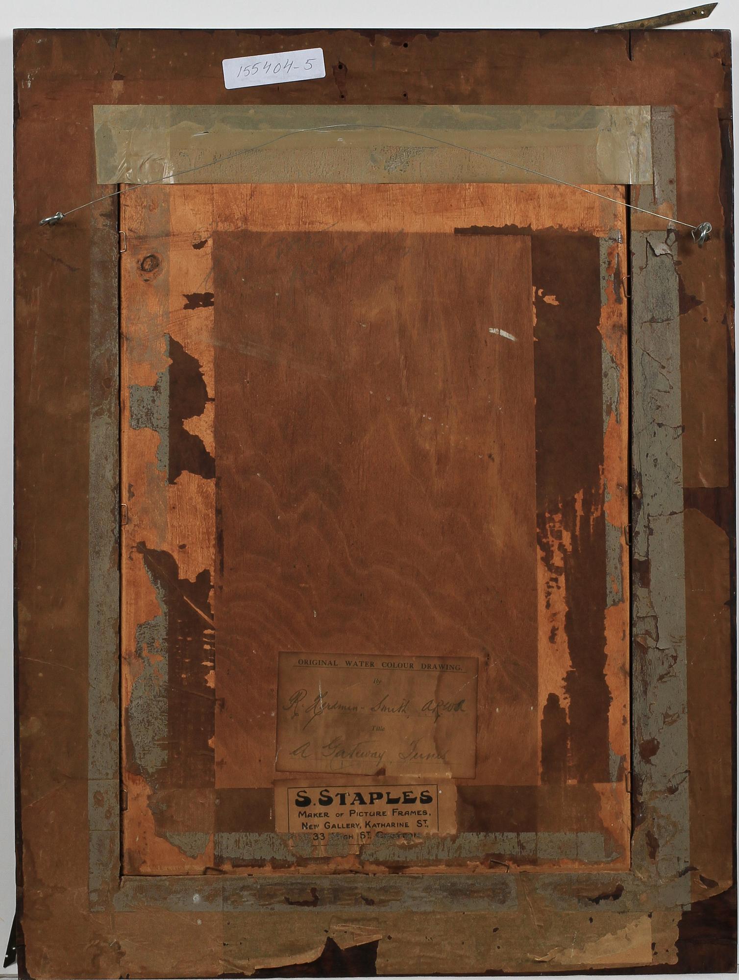 ROBERT HERDMAN-SMITH, akvarell, sign.