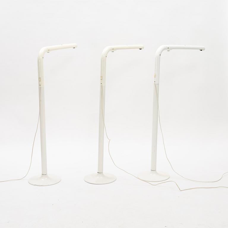 A set of three floor lamps, "Tuben", by Anders Pehrson, Ateljé Lyktan, Åhus, Sweden.