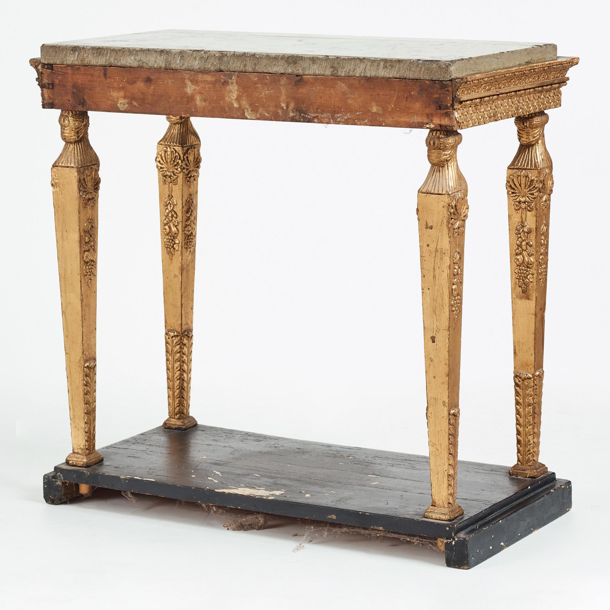 KONSOLBORD, omkring år 1800, Sengustavianskt.