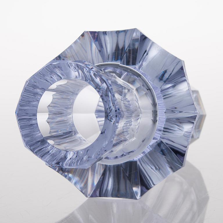 AIMO OKKOLIN, VAS, "Fyr", signerad Aimo Okkolin, Riihimäen Lasi Oy.