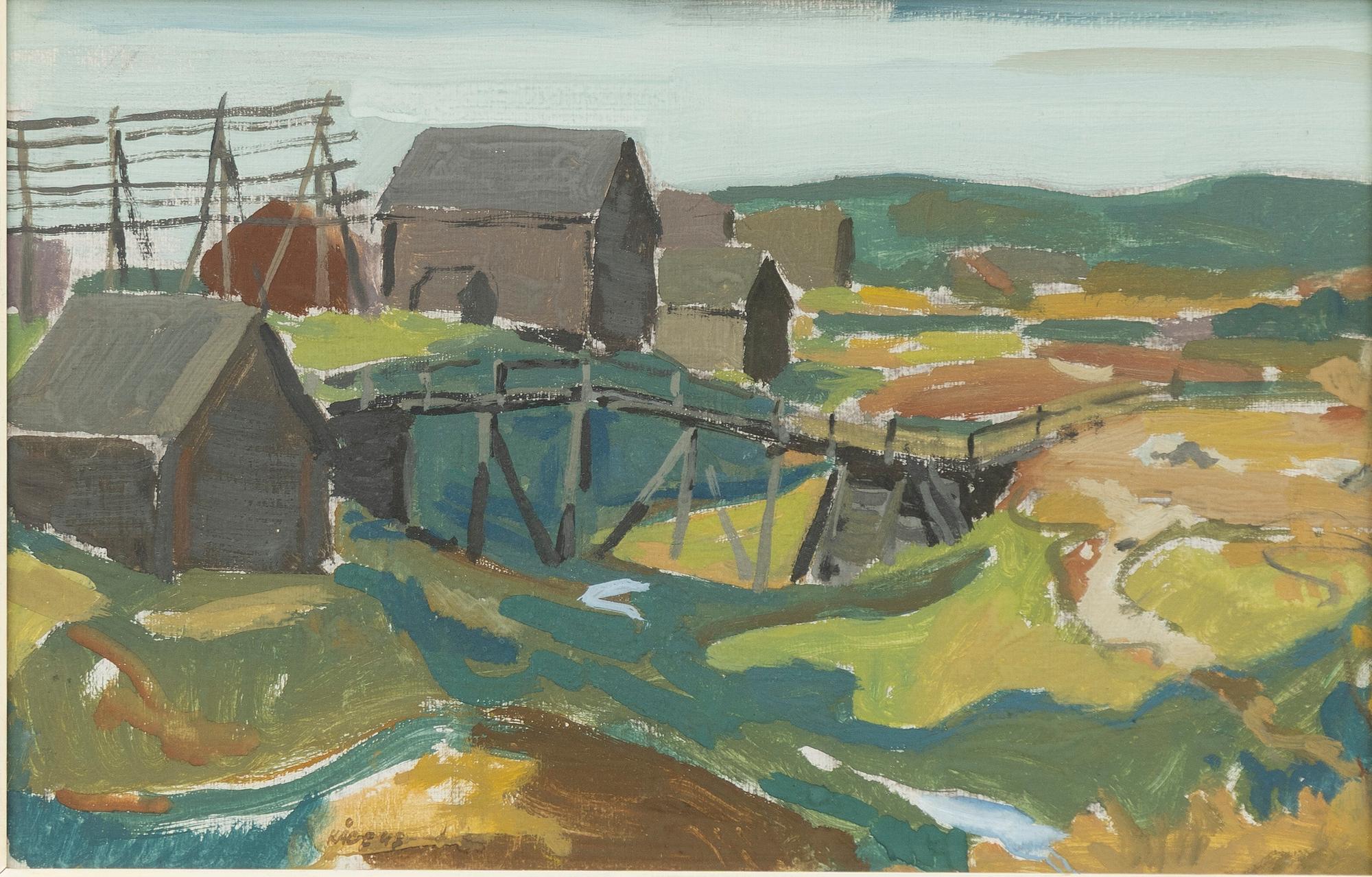 Wilhelm Kåge, Landscape.