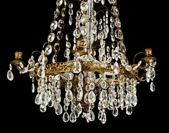 LJUSKRONA, gustaviansk stil, 1900-tal. H 80.