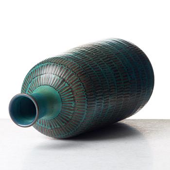 Stig Lindberg, a stoneware vase, Gustavsberg studio 1961.