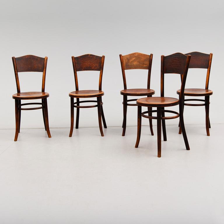 STOLAR, 5 st, Thonetmodell, 1900-talets första hälft.