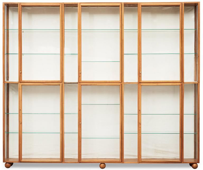 A Josef Frank mahogany showcase cabinet, a version of model 2077, by Svenskt Tenn.
