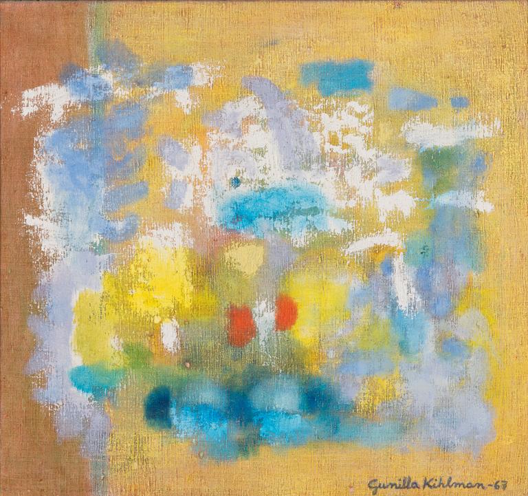 Gunilla Kihlman, oil on canvas, signed and dated -67.