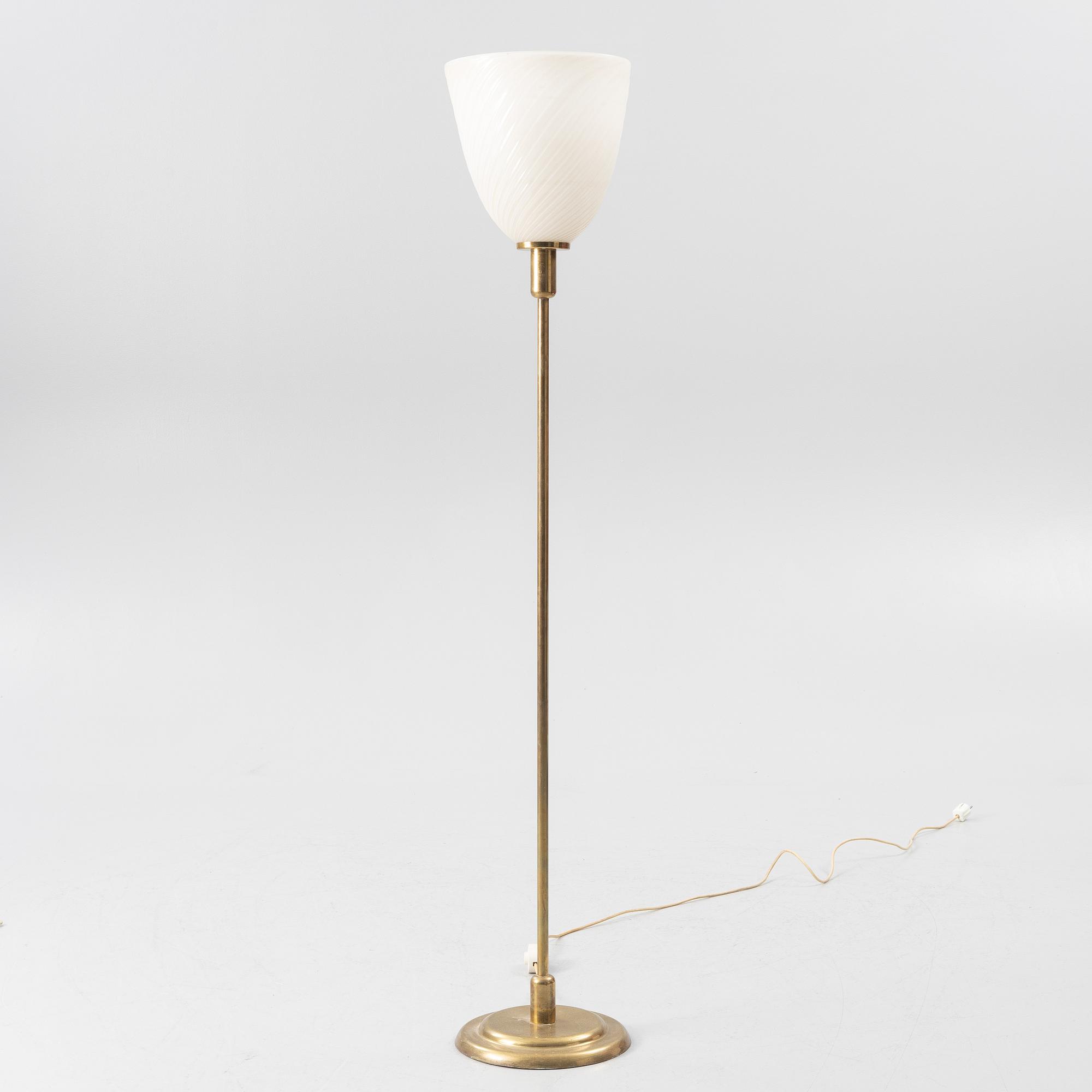 Barovier & Toso, attributed to. A floor lamp, Murano, Italy, second half of the 20th century.