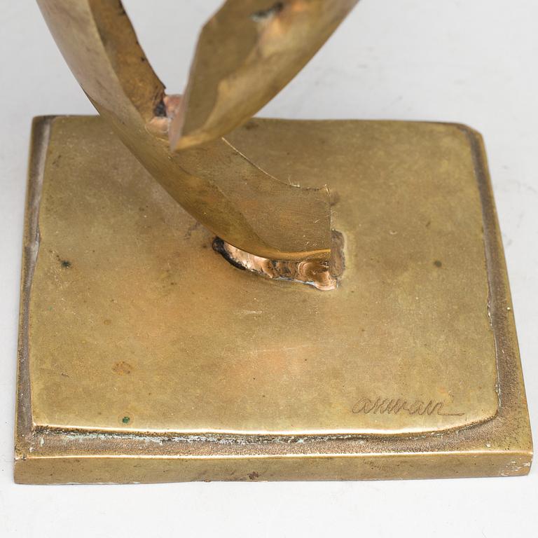 FERNANDEZ ARMAN, FERNANDEZ ARMAN, sculpture in bronze, gold patina, signed Arman and numbered 56/100.